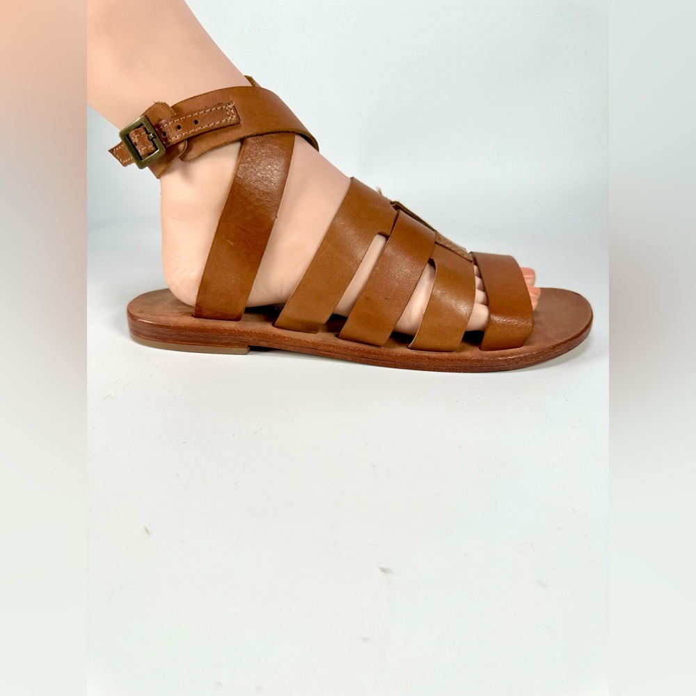 Kelsie Daggar Women’s Cut Out Sandals Brooklyn Ankle Strap Wrap - Picture 6 of 13